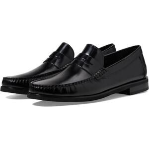 Florsheim Mens Berkley Flex Penny Loafers US 14 D EU 47 Black Leather NIB
